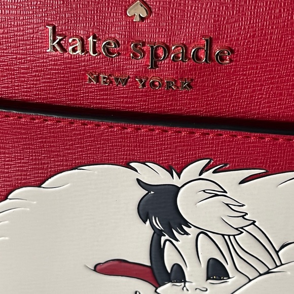 Kate Spade x Disney 101 Dalmatians Cruella vanity crossbody bag leather purse - Picture 3 of 10